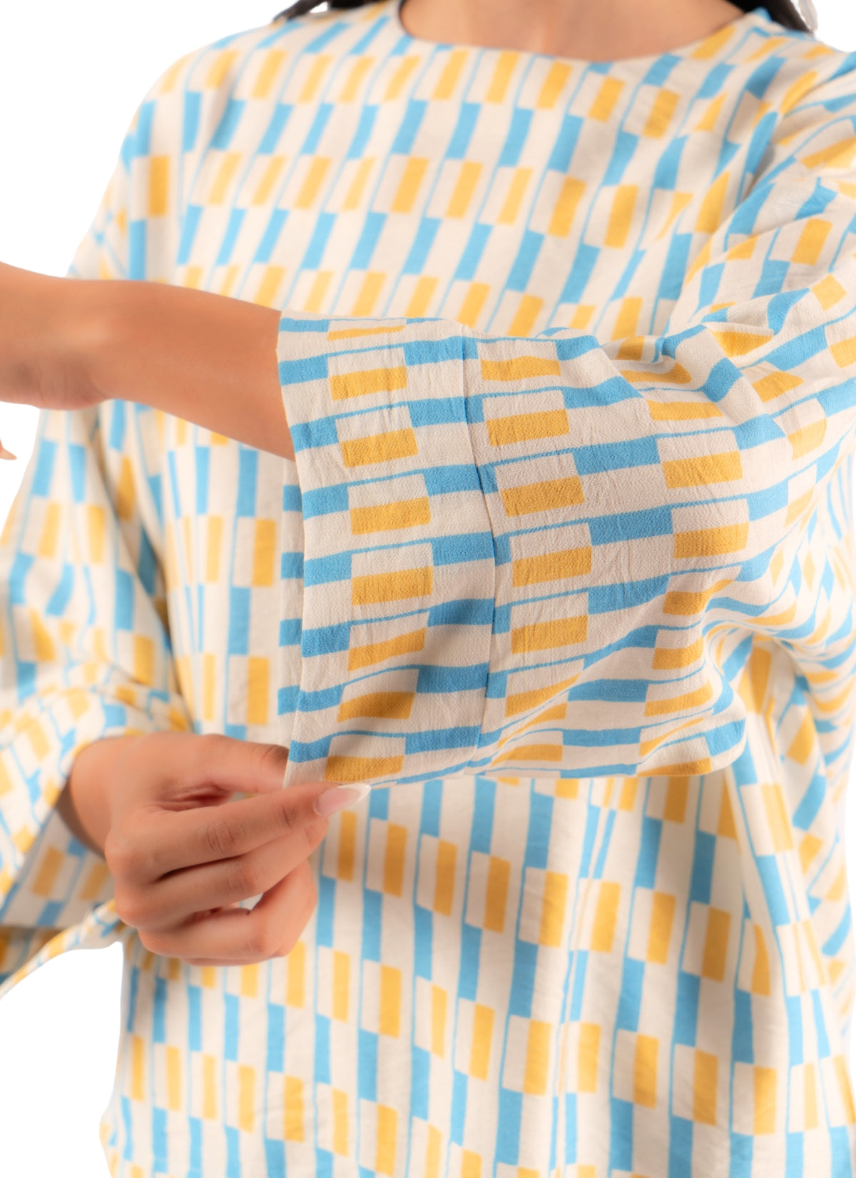 BLOUSE EN CREPE IMPRIMÉ