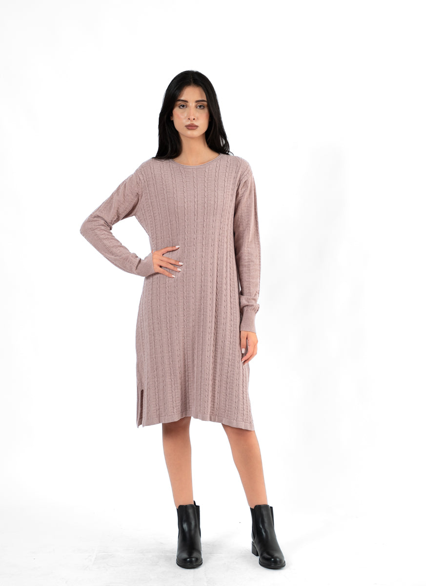 robe pull torsadée