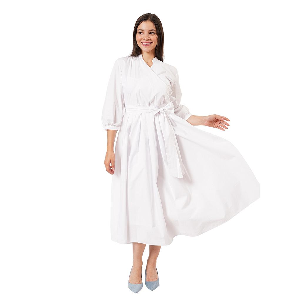 robe cloche en popeline