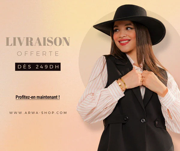 ARWA SHOP Promotion ARWA DAYS, Black Friday, Soldes, Offre Spéciale, Printemps 2023, Automne 2023, Hiver 2024, Ramadan, Vêtements pour Femme et Enfants.