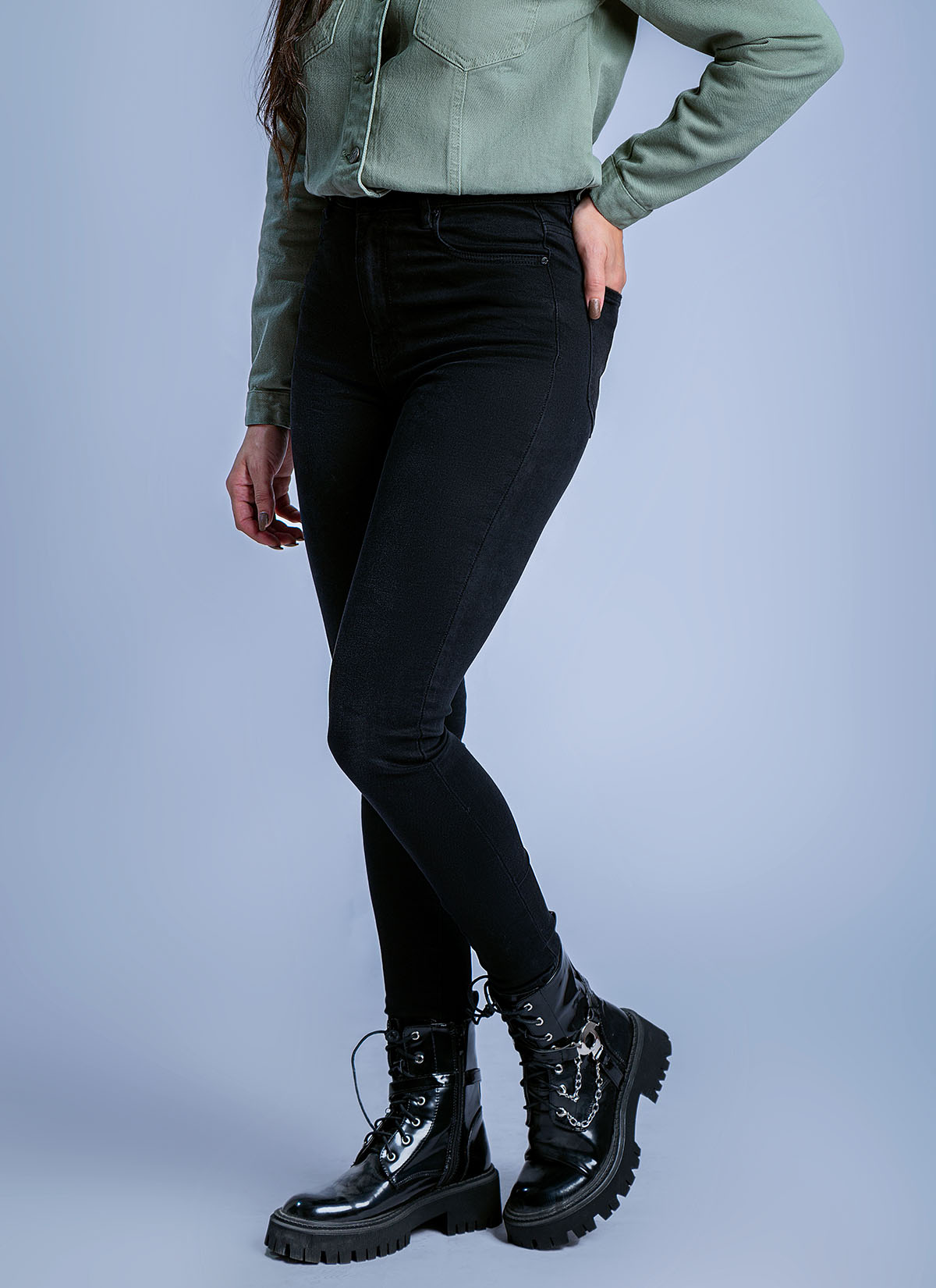 Pantalon en Denim Slim