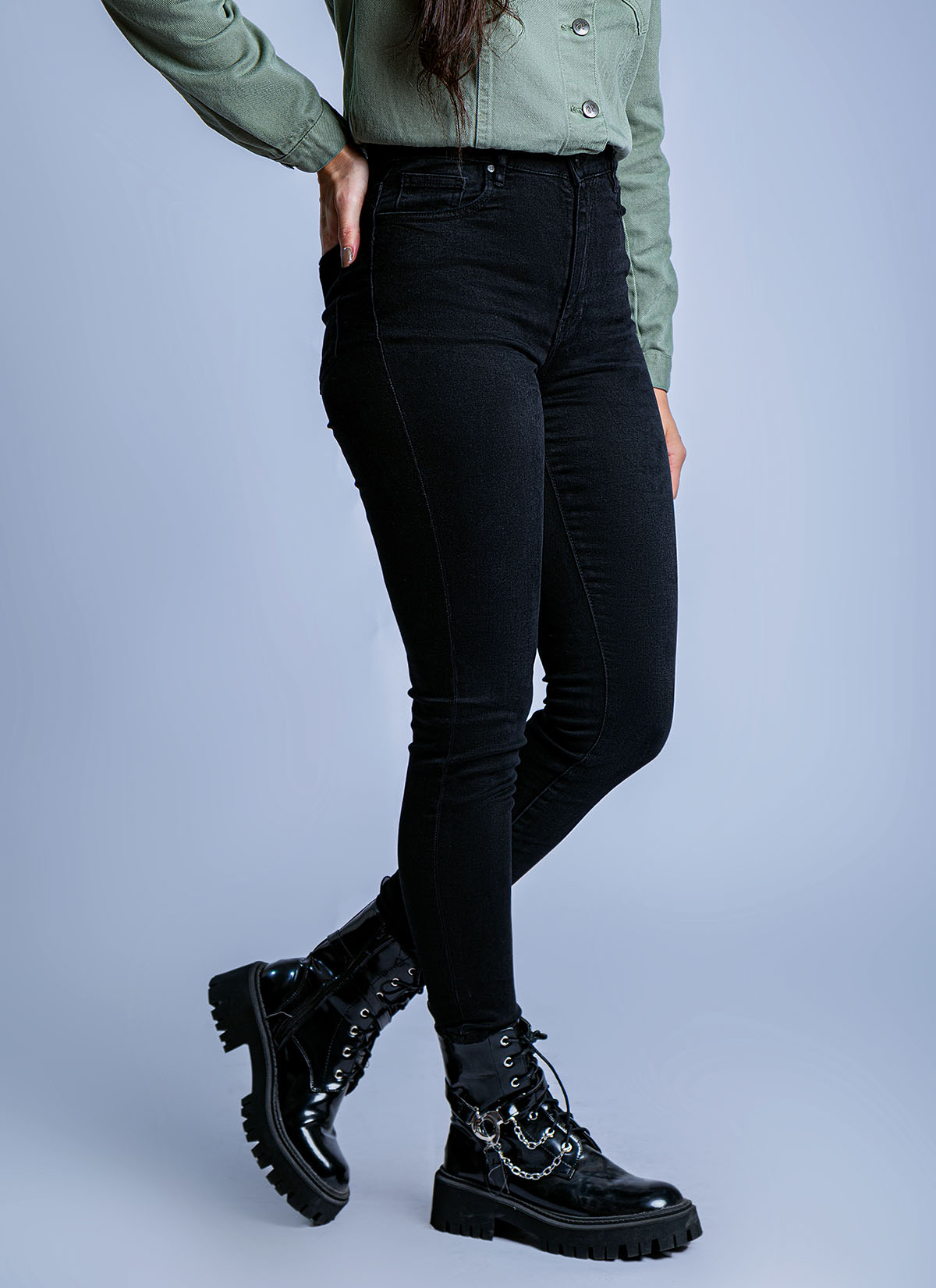 Pantalon en Denim Slim