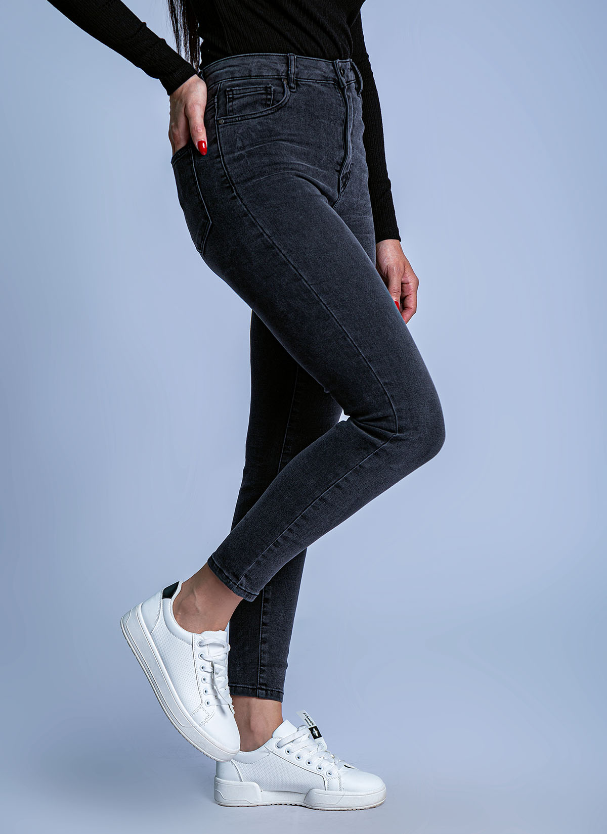 Pantalon en Denim Slim