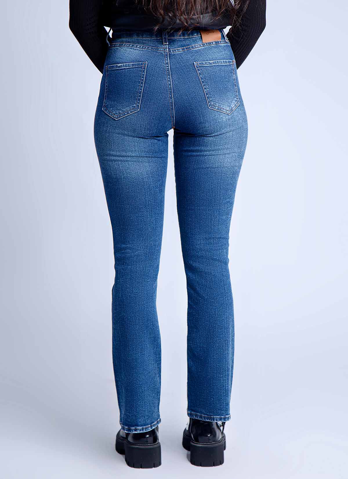 Pantalon Patte D'éléphant en Denim