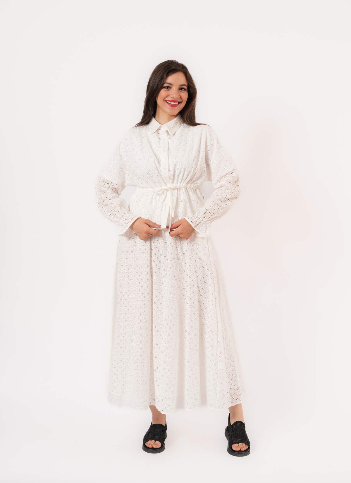 Chemise avec Broderie Anglaise