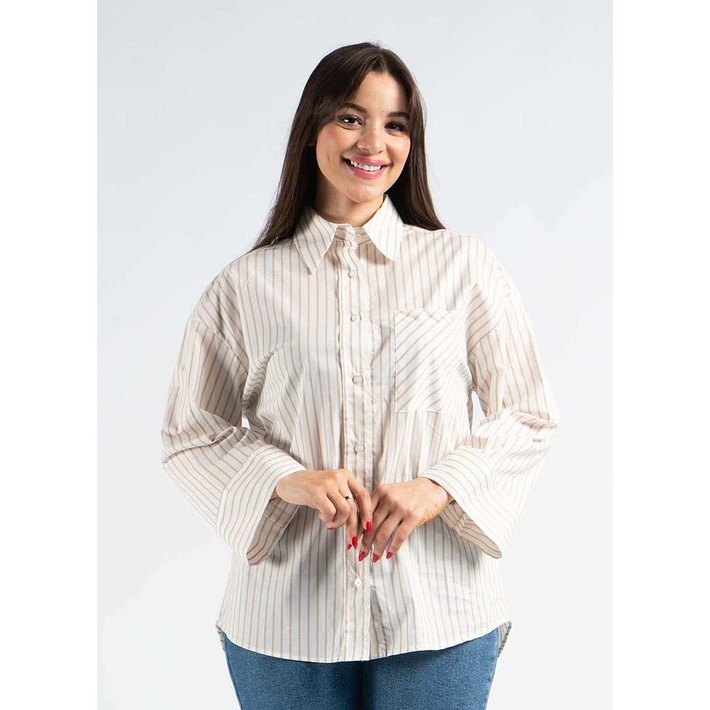 Chemise en Popeline Rayé