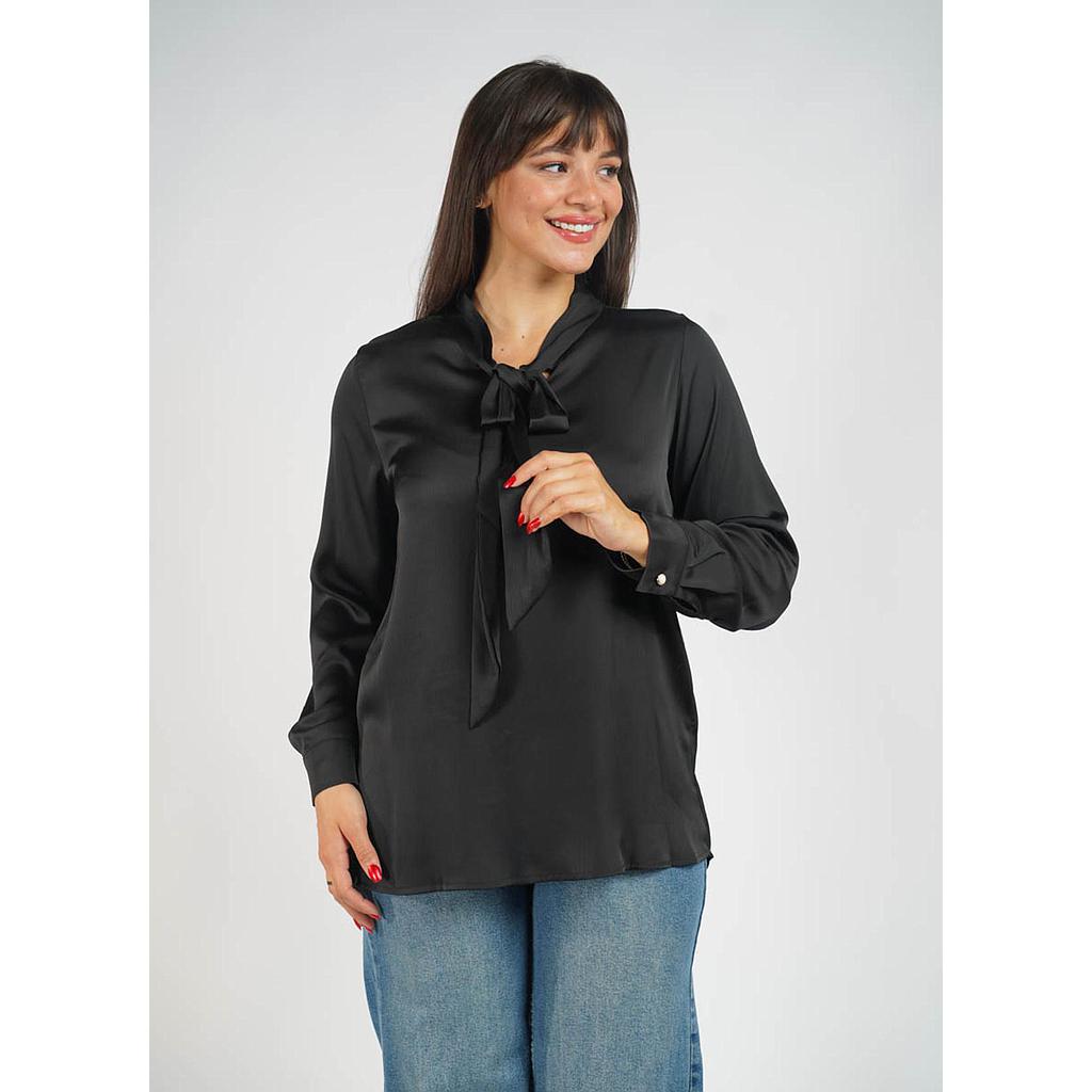 Blouse avec Nœud Devant