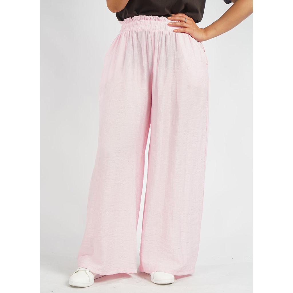 Pantalon Large à Taille Haute