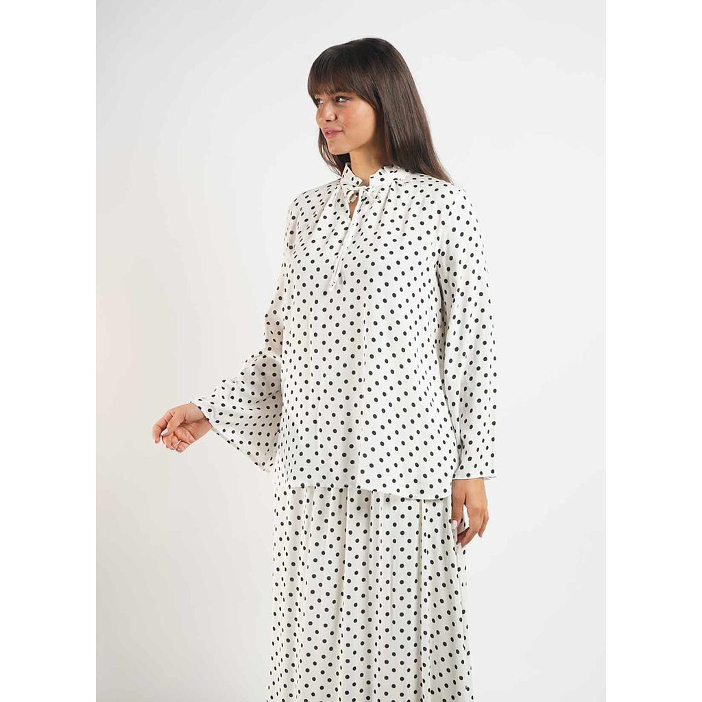 Blouse à Pois