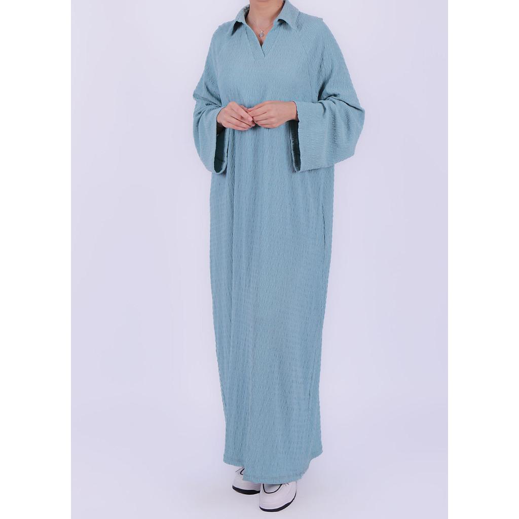 Robe Oversize en Crêpe Texturé