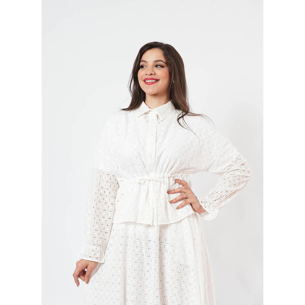 CHEMISE EN BRODERIE ANGLAISE