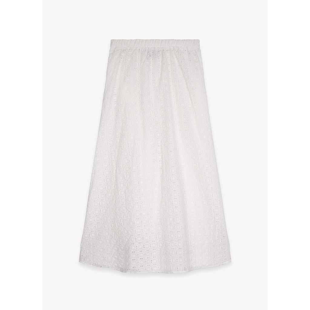 JUPE CLOCHE EN BRODERIE ANGLAISE