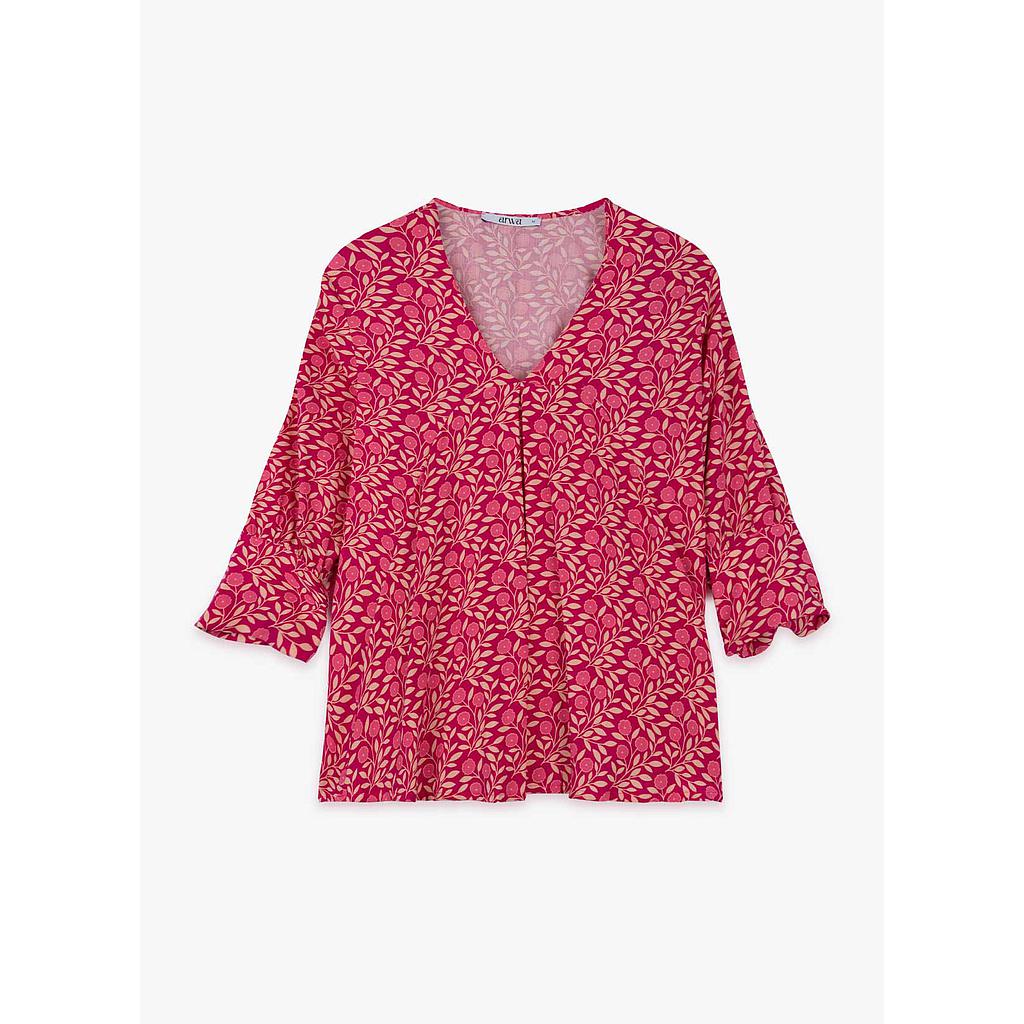 BLOUSE COURTE IMPRIMÉE