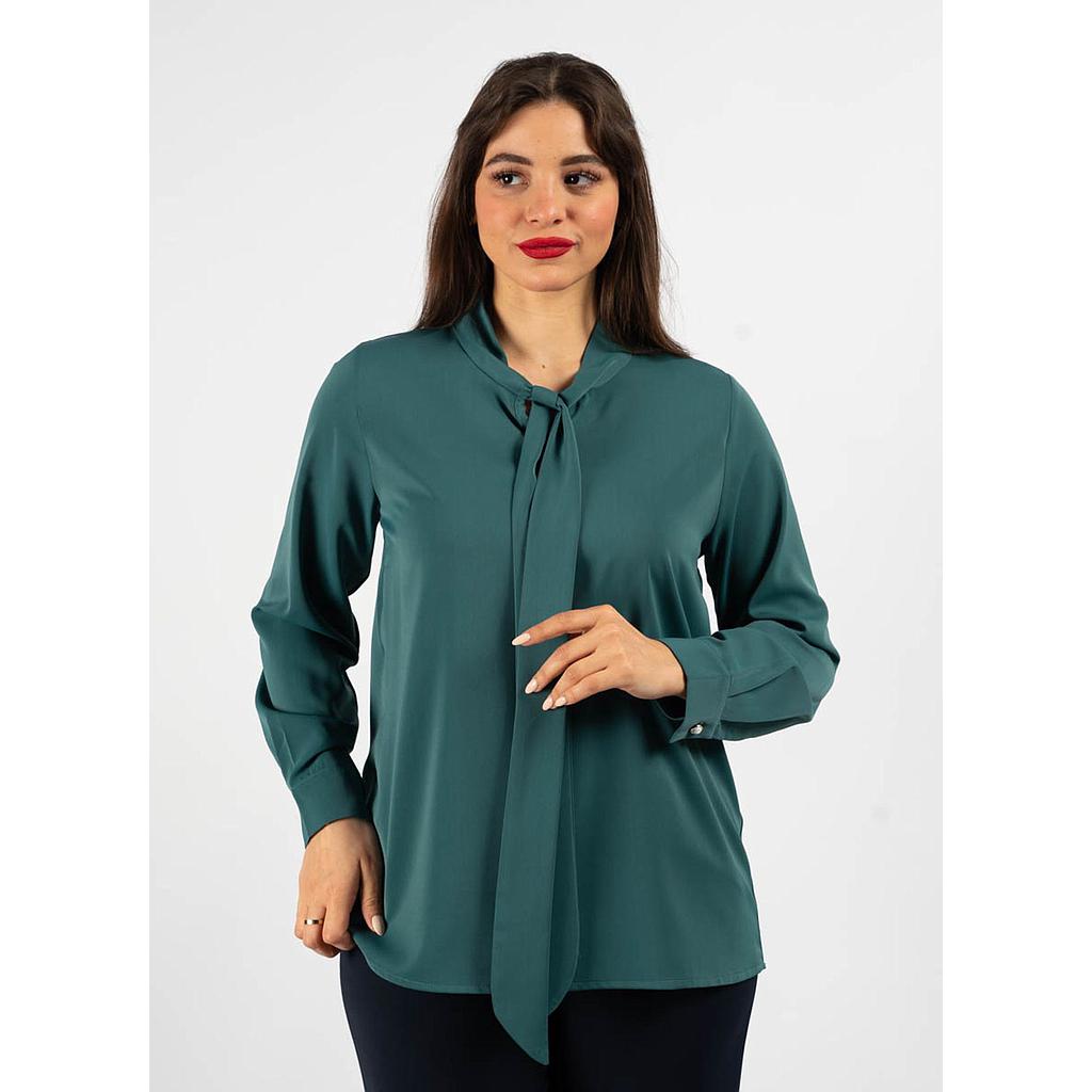 Blouse avec Nœud Devant