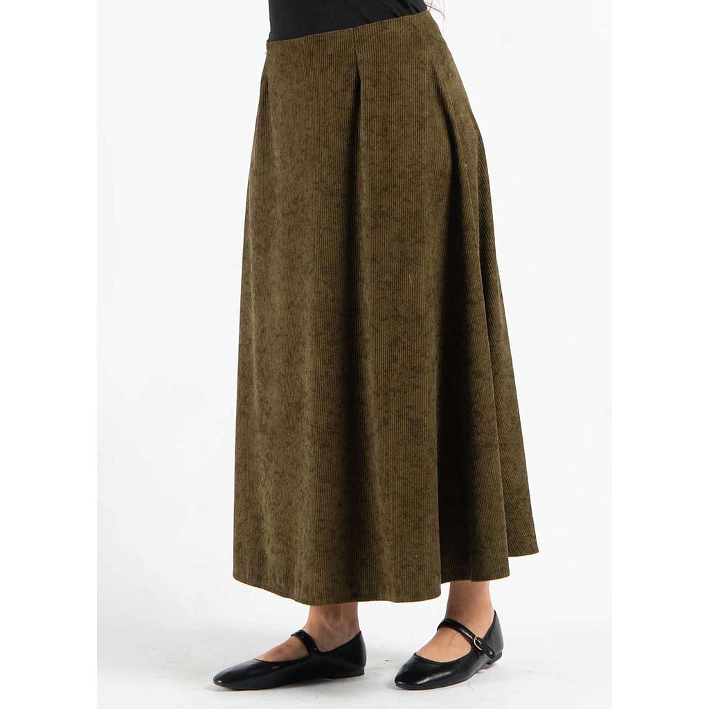 Jupe en Velours Côtelé