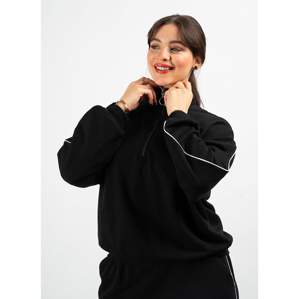 Sweatshirt Col Montant