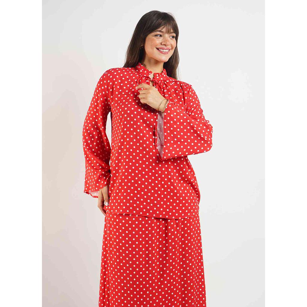 Blouse à Pois