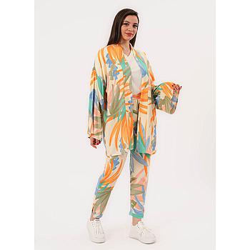 KIMONO À IMPRIMÉ COLORÉ