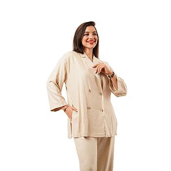 VESTE LONGUE TAILLEUR