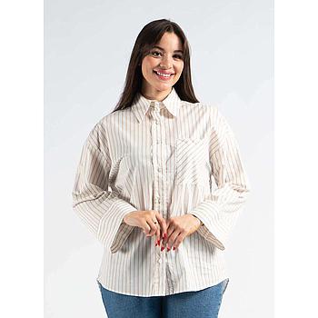 Chemise en Popeline Rayé