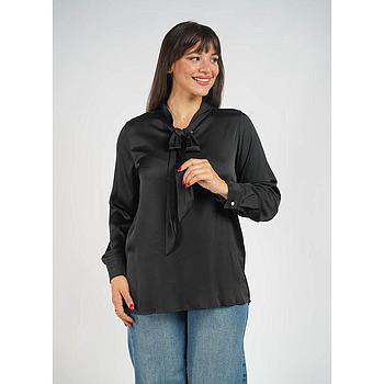 Blouse avec Nœud Devant