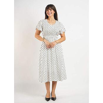 Robe à Pois Blanche